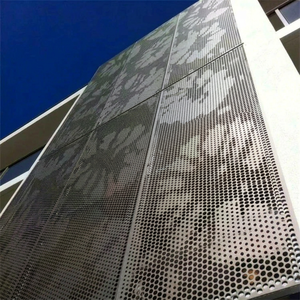 Paneles de Pared Cortina de Aluminio Anodizado Modernos, Anticorrosivos, para Decoración Interior de Centros Comerciales - Product Image 1