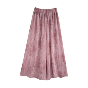 Ropa de <span class=keywords><strong>montaña</strong></span> con sensación colgante fina arrugada de seda de hielo de talla grande, pantalones de talla grande, pantalones de <span class=keywords><strong>verano</strong></span> para <span class=keywords><strong>mujer</strong></span> con tinte de corbata - Product Image 6