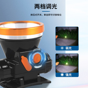 Linterna Frontal LED Tingyang Recargable con Batería, 120 Lm/W, Luz Blanca, Iluminación para Pesca al Aire Libre - Product Image 4