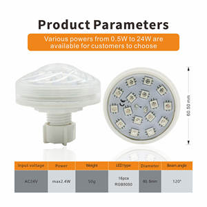 Lampe LED IP65 Watt Rgb 1.2W pour attractions de divertissement, éclairage de fête foraine - Product Image 2