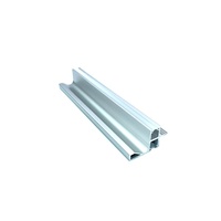 Poignée de tiroir dissimulée en alliage d'aluminium durable pour armoire de cuisine, éclairage LED intégré, blanc, argent, noir
