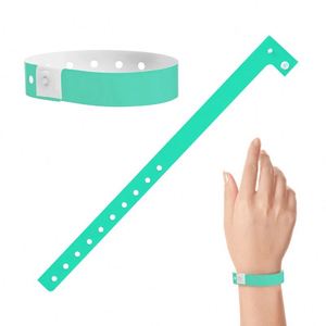 Bracelet jetable en PVC personnalisé imprimé, inscriptible une fois, pour événements, bracelets promotionnels - Product Image 2