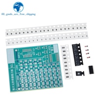 Kit de pratique de soudure SMT SMD pour carte de circuit imprimé DIY TZT, kit de formation aux compétences électroniques, 77 composants