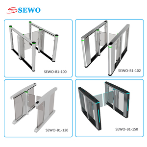 Sewo secukey kiểm soát truy cập cửa quay tốc độ cao với đèn cảnh báo cho trung tâm mua sắm khách sạn lối vào cửa văn phòng công cộng - Product Image 6