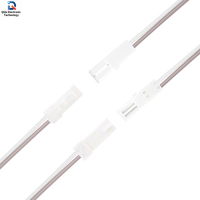 Câble d'extension à connexion rapide avec borne verrouillable blanche DuPont, double tête, personnalisé