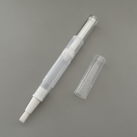Contenant vide pour stylo cosmétique 2 ml en plastique transparent pour soins de la peau, crème liquide pour les yeux/le visage, brillant à lèvres, huile pour cuticules, impression sérigraphique