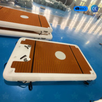 Plateforme flottante gonflable robuste en Drop Stitch pour lac, bateau, océan – Quai gonflable antidérapant et portable – Vente en gros