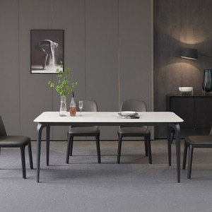 Mesas de comedor para cocina, juego de madera con sillas modernas, 12 asientos, de granito importado chino - Product Image 5