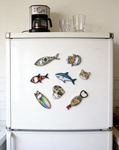 Ouvre-bouteille en métal fabriqué, aimants de réfrigérateur, souvenir, aimant de réfrigérateur en métal, <span class=keywords><strong>phare</strong></span> nautique, aimant magnétique <span class=keywords><strong>pour</strong></span> cadeau - Product Image 6