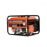 Générateur à essence BISON 3KW, fil de cuivre 100%, châssis ouvert, monophasé, 50Hz, utilisation en extérieur, démarrage à distance, certifié CE