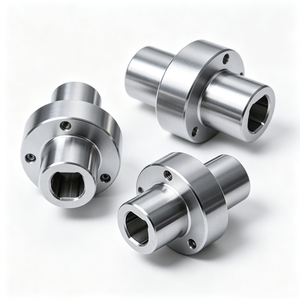 Mecanizado CNC Personalizado OEM: Acoplamiento de Acero, Casquillo de Eje, Conector de Brida de Torneado CNC de Precisión, Orificio Estriado, Maquinaria, Electroerosión por Hilo - Product Image 5
