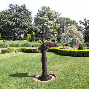 बड़े धातु खड़े <span class=keywords><strong>armillary</strong></span> क्षेत्र के लिए उद्यान, उद्यान सूरज डायल क्षेत्र - Product Image 2