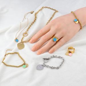 <span class=keywords><strong>Kalen</strong></span> Chaînes faites à la main pour hommes à la mode simple Tailles personnalisées Bijoux en acier inoxydable Bracelets Forme géométrique Style tendance pour cadeau - Product Image 3