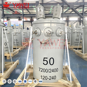 Einphasiger Mastmontierter Verteilungstransformator Aluminiumwicklung 10-333KVA 4,16kV 13,8kV Transformatorhersteller - Product Image 3