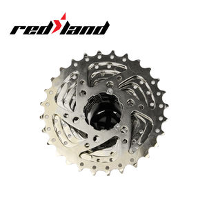 <span class=keywords><strong>Cassette</strong></span> roue libre Redland 9 <span class=keywords><strong>vitesses</strong></span> en acier 11-28T finition nickel pour VTT et vélos de <span class=keywords><strong>route</strong></span> - Product Image 5