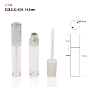 Chất Lượng Cao Bông Tuyết Rỗng <span class=keywords><strong>Lipgloss</strong></span> Che Khuyết Điểm <span class=keywords><strong>Container</strong></span> Nhựa <span class=keywords><strong>Lipgloss</strong></span> Wand Ống - Product Image 4