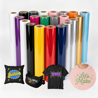 Fabrieksrol Flexibel 30CM*25M Lage Temperatuur Warmtetransfer Vinyl PVC Plotter Snijden Warmtepers T-shirts Film 12Inch*80FT Eizycut