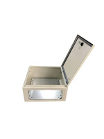 Boîtier de distribution électrique extérieur étanche IP65 en acier pour électronique et instruments