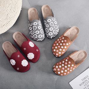 New Styles Nice Embroidery <strong>Felt</strong> <strong>Clogs</strong> for Women Ladies Teens with Comfort Cushion Insole - Product Image 2