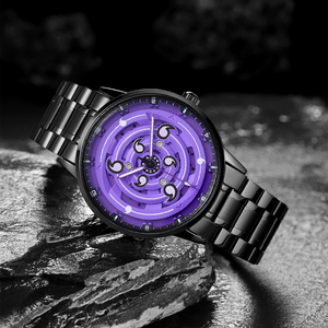 Nouvelle Montre-bracelet à Quartz Officielle 3D Originale Rotative en Gros, Étanche, Anime Rinnegan pour <span class=keywords><strong>Sasuke</strong></span> - Product Image 5