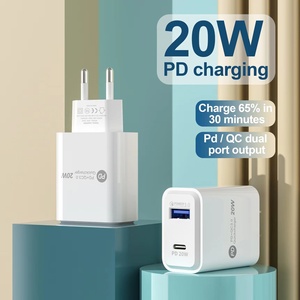 Pd20w/QC3.0 + 2.4A USB + C sạc không dây điện thoại di động nhanh chóng sạc điện thoại USB với PD sạc du lịch Adapter - Product Image 2