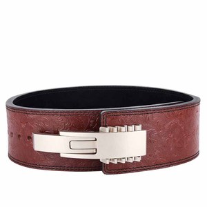 Ceinture de soutien dorsal respirante en cuir pour l'haltérophilie et les squats, modèle Coexistence 2026, vente en gros, unisexe - Product Image 3