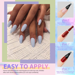 Esmalte de Uñas en <span class=keywords><strong>Gel</strong></span> Vegano de Larga Duración, 24 Colores Otoño Invierno, UV LED, Removible, Marca Privada, Gran Venta - Product Image 5