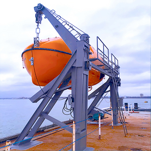 เรือชูชีพแบบปิดสำหรับ 26 คนขึ้นไป ได้รับการรับรอง SOLAS MED พร้อมเครื่องหมาย Wheelmark ผลิตจากวัสดุ F.R.P. วัสดุหน่วงไฟสีส้มทั่วไป/ทนไฟสำหรับใช้ทางทะเล - Product Image 3