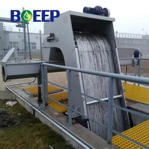 Estación de bomba automática, tratamiento de aguas residuales, barra de rastrillo grueso de basura mecánica