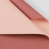 Papier d'emballage floral coréen en PVC double face, imperméable et écologique, 20 feuilles, pour fiançailles et mariage (vente en gros)