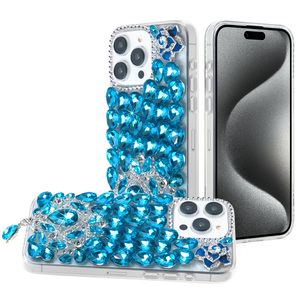 Funda de Teléfono Personalizable de Lujo con Diamantes de Imitación, Compatible con iPhones y Samsung, para Mujeres, Estilo Femenino - Product Image 1