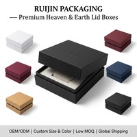 Boîte en carton personnalisée pour épaule et cou avec insert en velours, emballage cadeau haut de gamme pour bouteille de vin et parfum pour commande en gros
