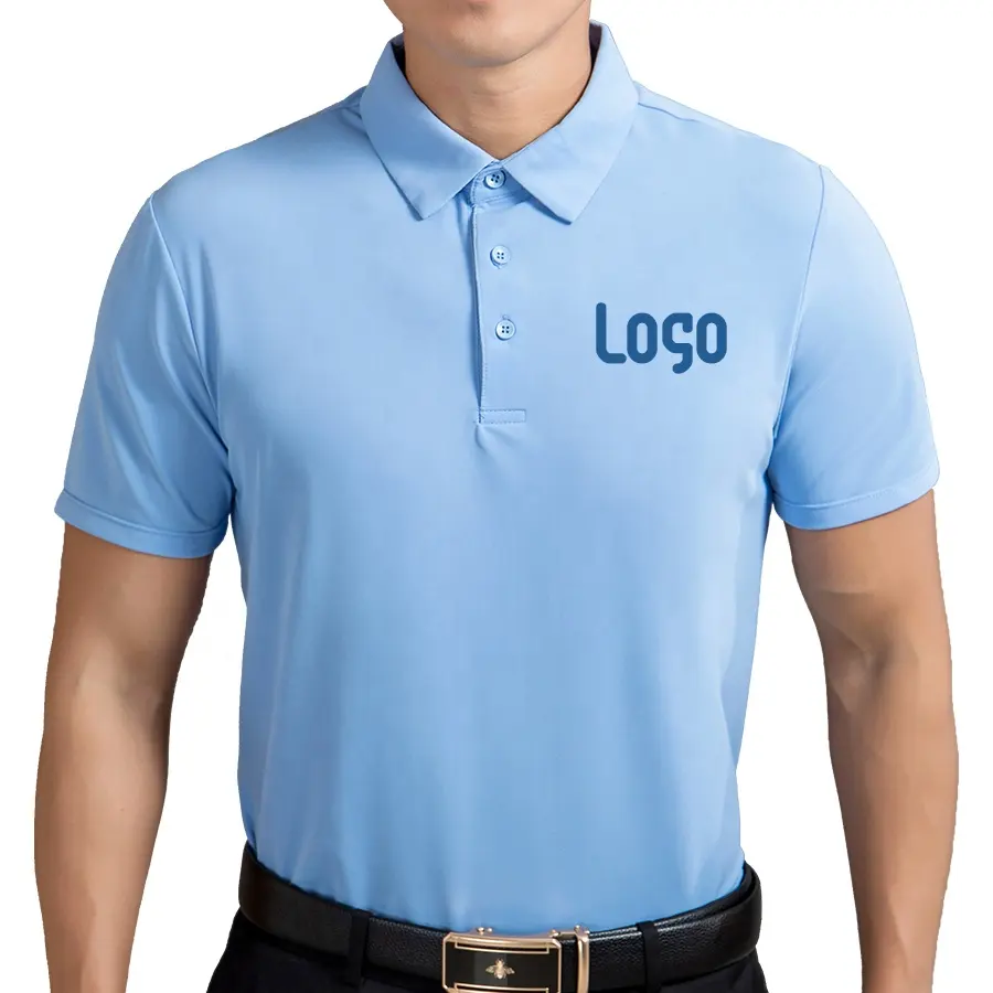 Lidong custom polo shirt design short sleeves custom made high quality men