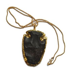 Collar de punta de flecha tipo Cazin de ágata en línea mejor valorado - Product Image 1