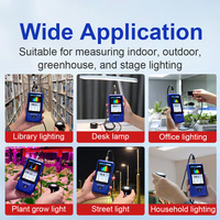 Spectroréflectomètre LS335 avec écran tactile pour mesurer le Lux, la CCT, le CRI, le PPFD pour les lampes de culture LED, l'éclairage des plantes, l'analyse spectrale