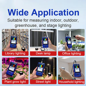 Spectroréflectomètre LS335 avec écran tactile pour mesurer le Lux, la CCT, le CRI, le PPFD pour les lampes de culture LED, l'éclairage des plantes, l'analyse spectrale - Product Image 2