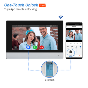 <span class=keywords><strong>Interphone</strong></span> intelligent <span class=keywords><strong>WIFI</strong></span> de bonne qualité, écran tactile 7 pouces, vidéo 1080P, vision nocturne, étanche IP65, application Tuya pour villa - Product Image 5