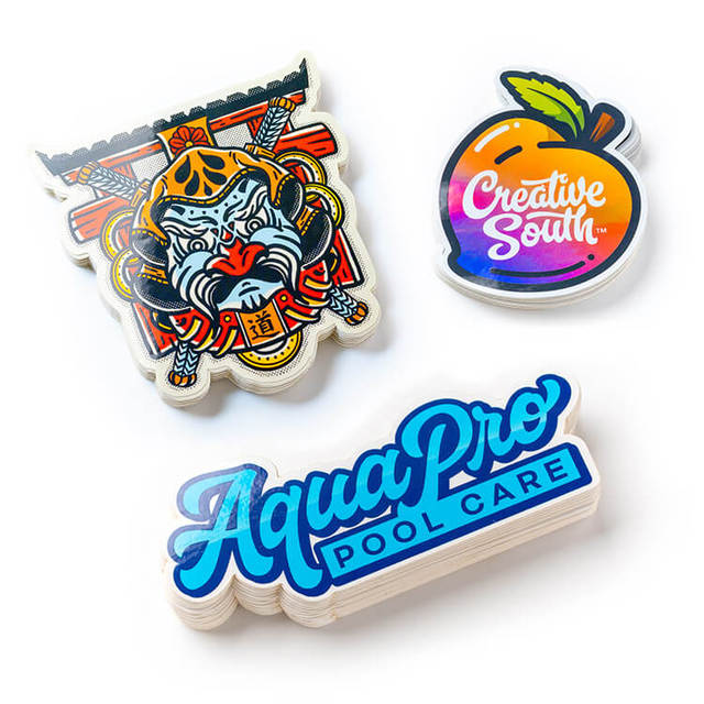 Custom Die Cut Vinyl Stickers Waterproof Printed Logo Stickers for Branding & Promotion