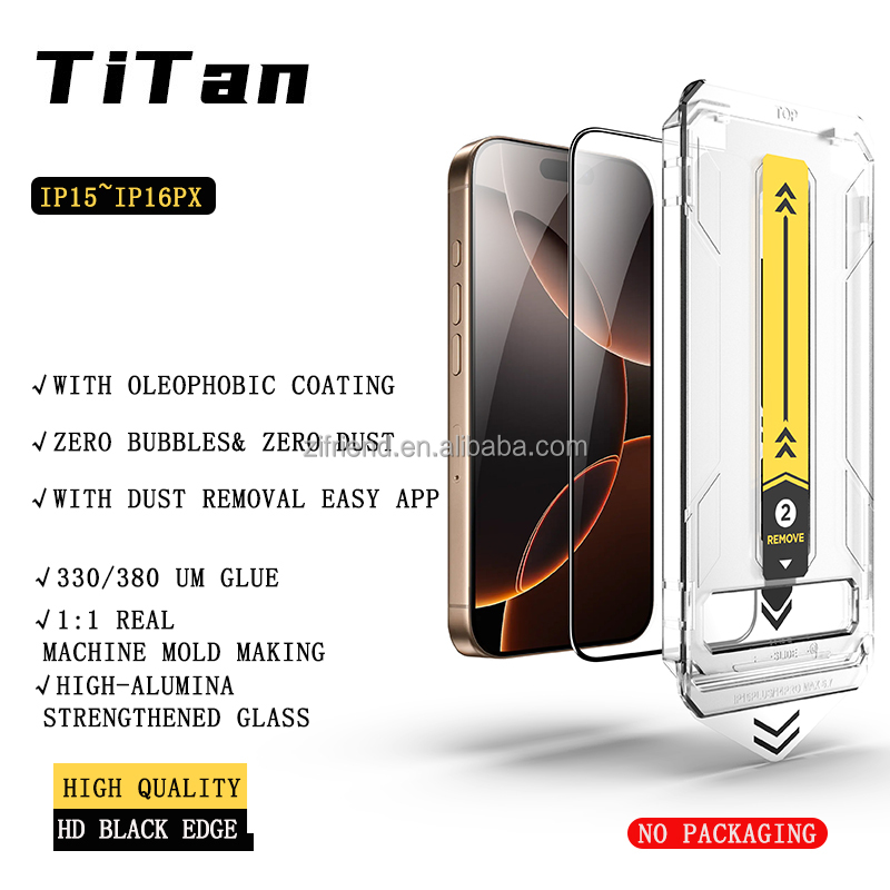 Vetro HD Black Edge*1 + Rimozione Polvere*1 (senza confezione)