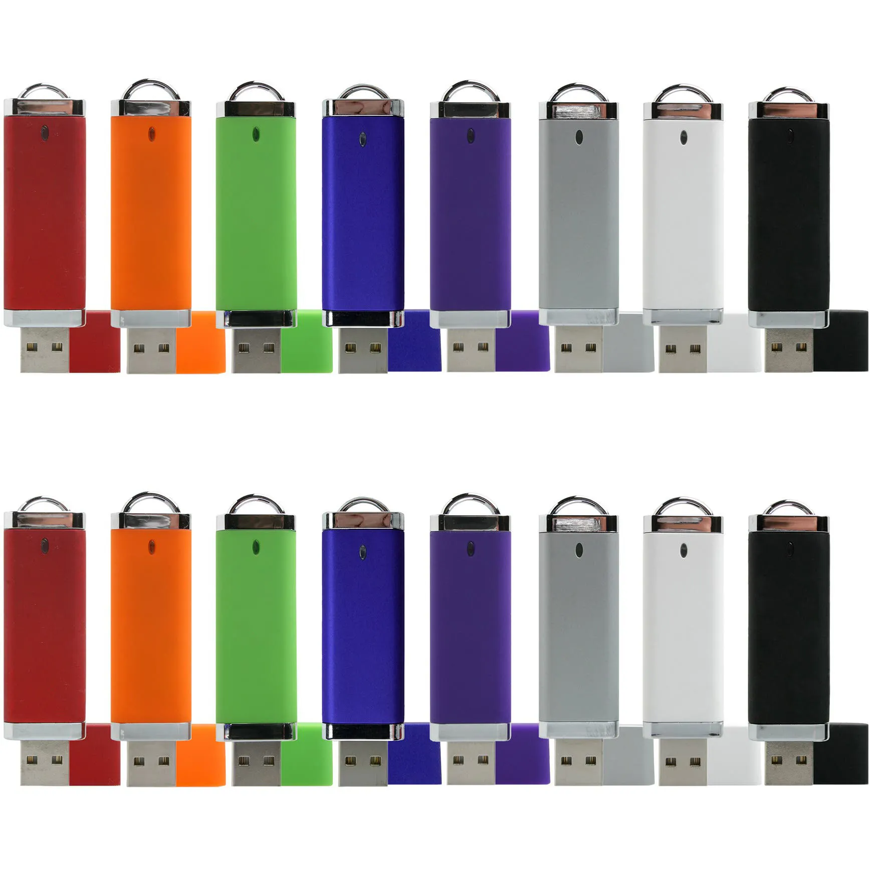 Clé USB promotionnelle personnalisée Clé USB en plastique bon marché Clé flash en plastique de haute qualité Logo personnalisé Clé USB