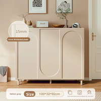 Nouvelle Tendance : Meuble à Chaussures Crème pour Hall d'Entrée – Unité de Rangement Tout-en-un pour Entrée – Solution Économique