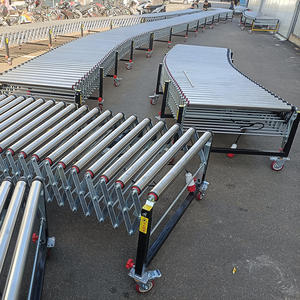 Transportador de Rodillos Motorizado de Acero al Carbono Galvanizado para Transporte de Cartones, Transportador de Rodillos de Acero Inoxidable - Product Image 3