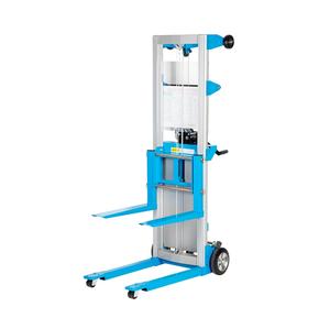 스트래들 레그 STD-181 알루미늄 공중 작업 플랫폼 트롤리 덕트 용량 수동 재료 리프터 - Product Image 3