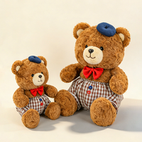 Adorable ours en peluche marron mère et fils, jouets pour enfants, vente en gros, usine de jouets en peluche