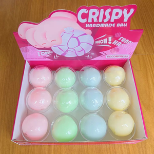 Multi-color Crispy Handmade Squeeze Ball Stress Relief <b>Toy</b> Slow Rebound Squeeze and Press Unisex 15+y - Product Image 6
