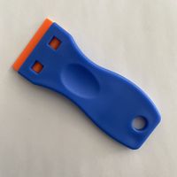 Lame de rasoir en plastique grattoirs nettoyage docteur voiture Film colle autocollant enlever couteau avec lames remplaçables outil de grattoir en plastique