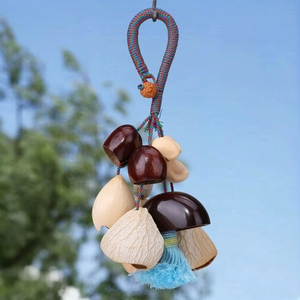Wholesale Handcrafted Natural Fruit Shell Bell Hanging Decor <b>Wind</b> <b>Chime</b> - Product Image 5
