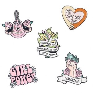 Professional Custom Fashion Hard Enamel Love Lapel <b>Pins</b> Women's Freedom Lapel <b>Pin</b> <b>Badges</b> With Chain - Product Image 3