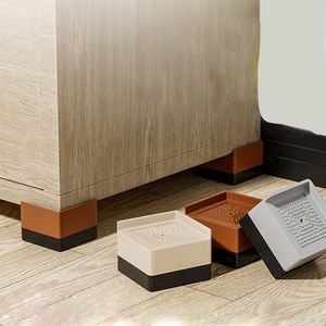 Rehausseurs de meubles (rehausseurs de pieds de canapé, table basse, armoires, pieds de machine à laver) en plastique antidérapant et résistant à l'humidité - Product Image 4