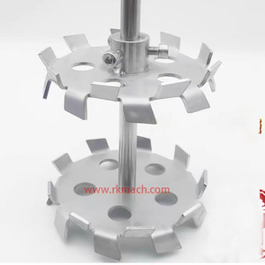 Diámetro <span class=keywords><strong>de</strong></span> la hoja <span class=keywords><strong>de</strong></span> metal 150mm Diámetro 8mm Acero inoxidable 304 Pulido IBC Tote Mixer Cowles Discos - Product Image 3